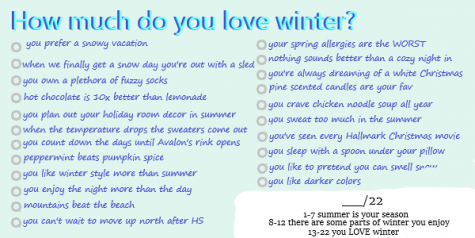 How much do you love winter? Interactive