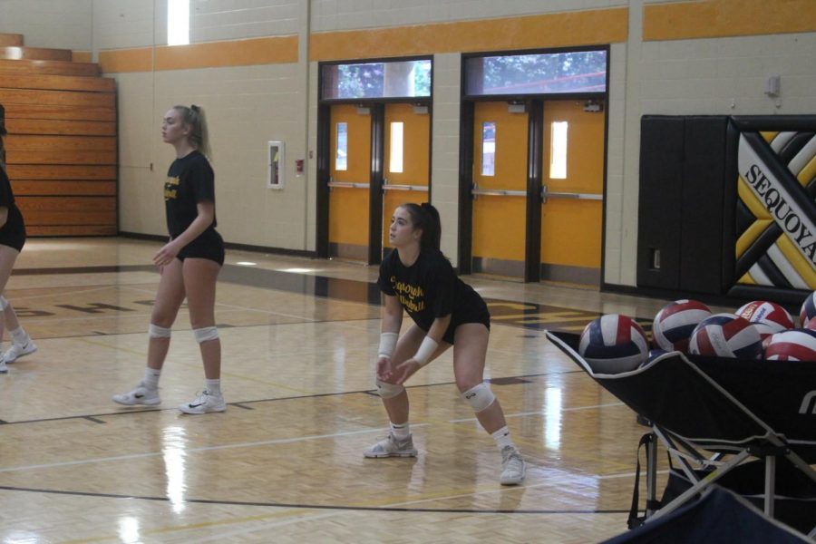 Chiefs volleyball team digs through the competition
